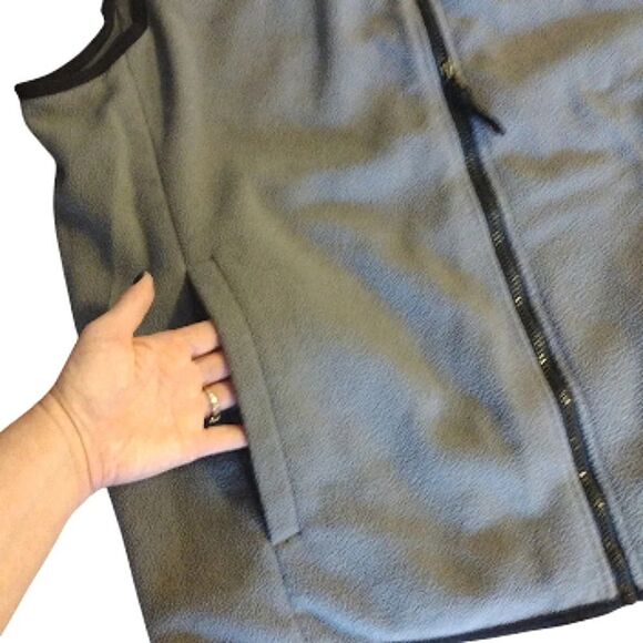 VTG Nautica Competition Blue Grey Reversible Insulated Vest Men's XL - Picture 10 of 16